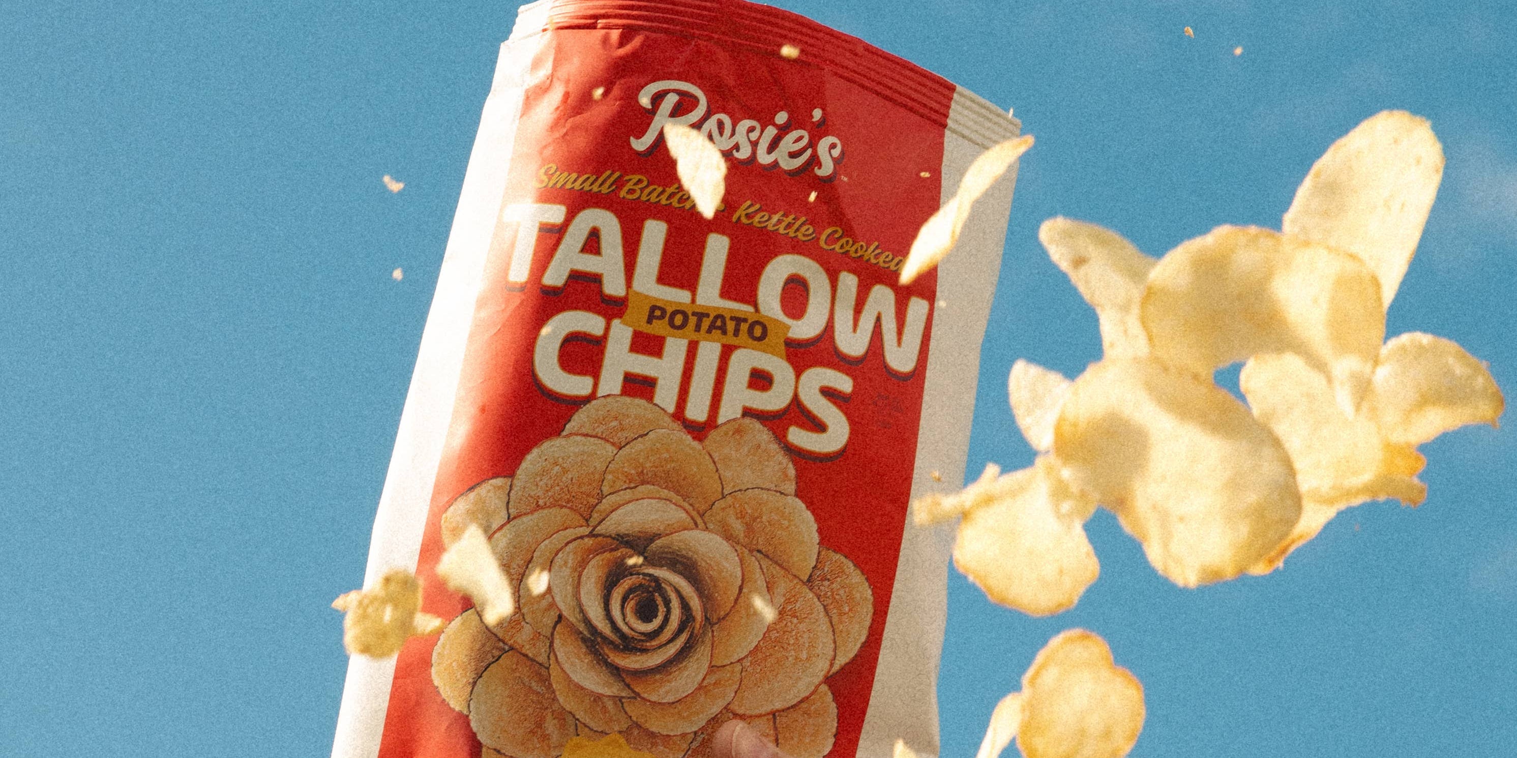 Tallow Potato Chips - Sea Salt | Rosie's Chips