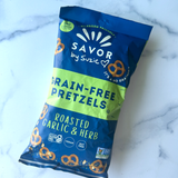 Roasted Garlic & Herb Grain Free Pretzels 5oz