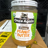 Once Again : unsweetened Peanut butter