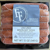 Bison Skinless Hot Dogs