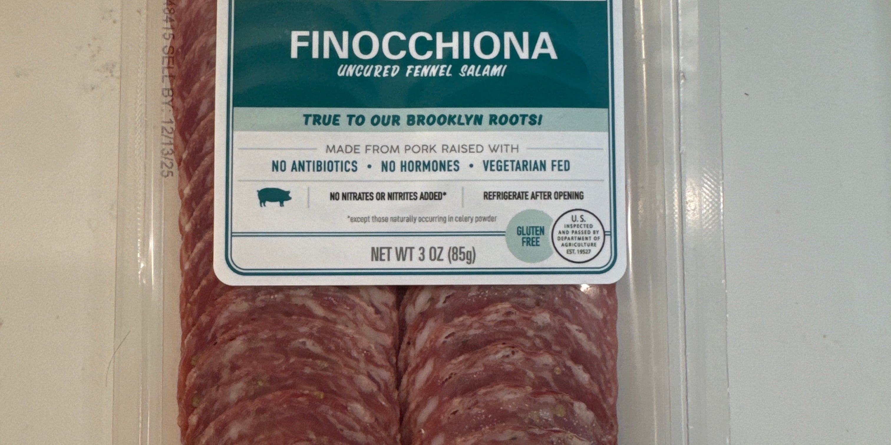 Finocchiona, Sliced 3oz