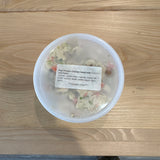 High protein, chicken salad with apples and dates
