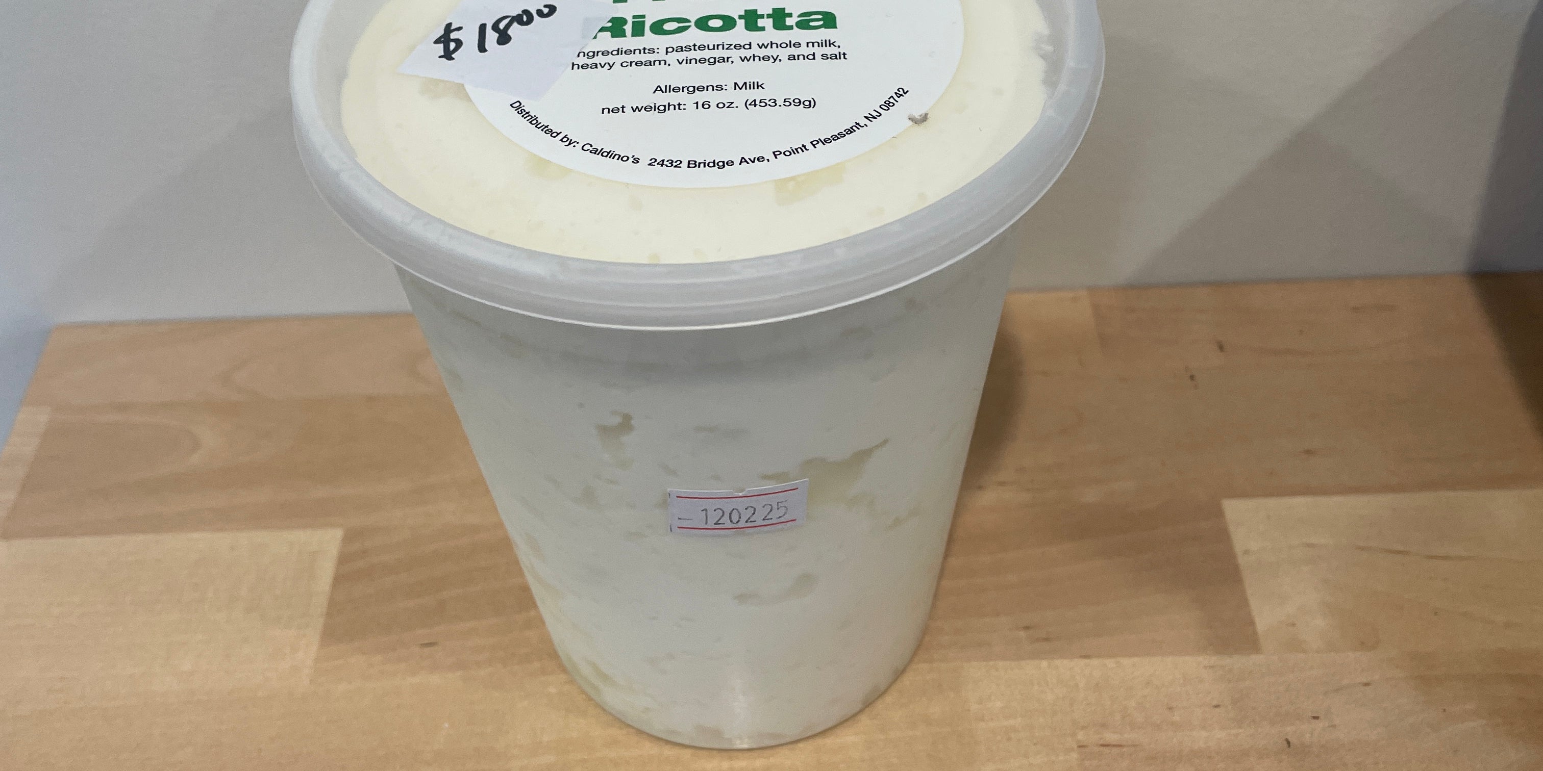 Fresh  Ricotta - Caldino's