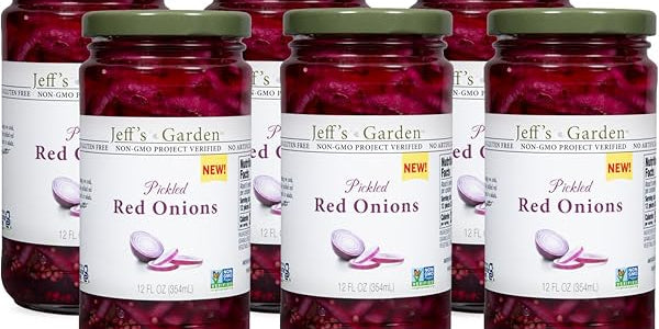 Jeff's Garden Pickled Red Onions - 12 oz