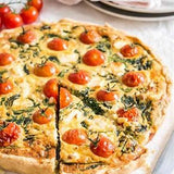 Quiche Spinach, Roasted Tomato and Feta - Pika's Farm